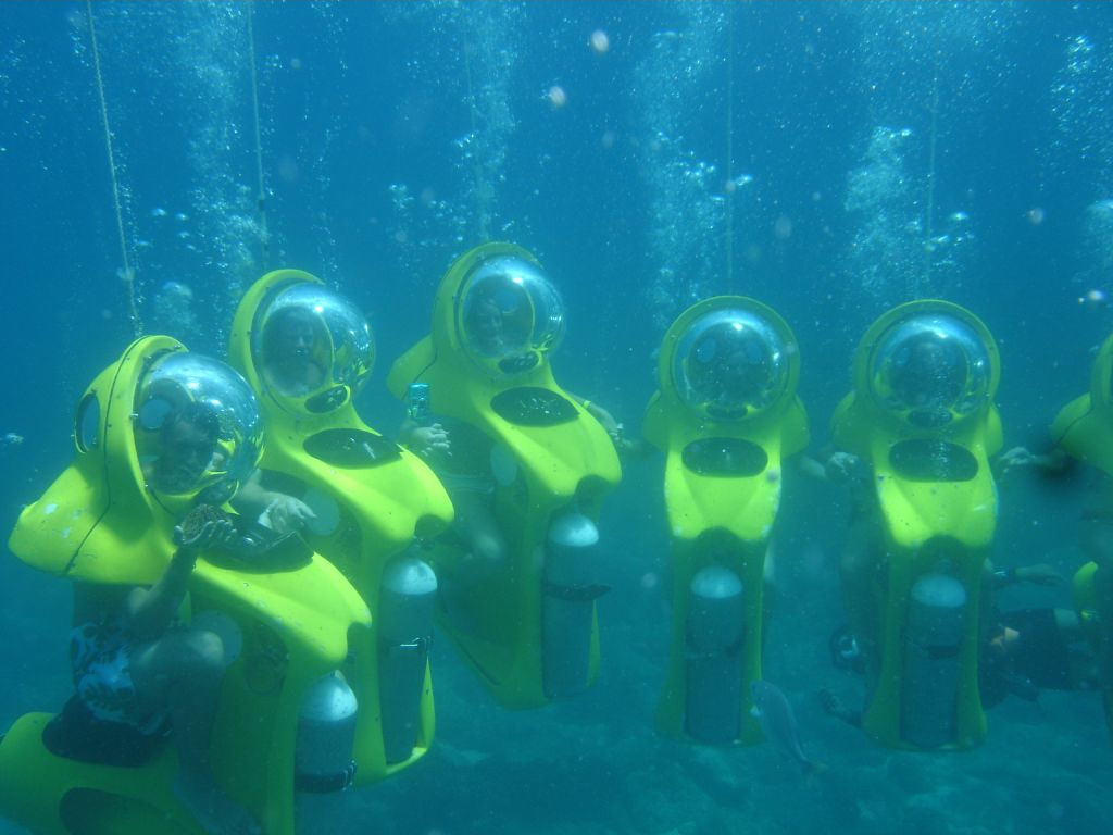 Cozumel Underwater Scooter Mini Submarine Tour Cozumel Underwater Scooter Mini Submarine Tour